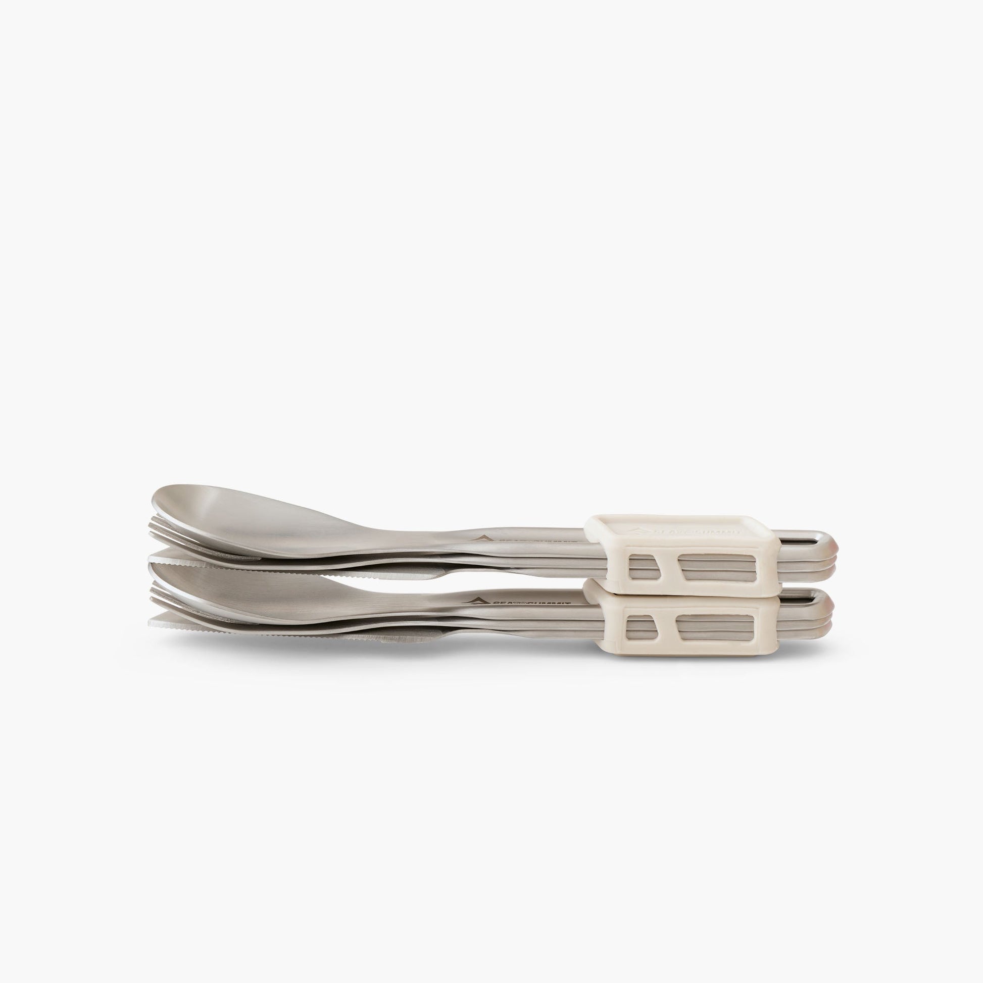 Sea to Summit Detour Stainless Steel Cutlery Set - [6 Piece] Steel Laurel Wreath