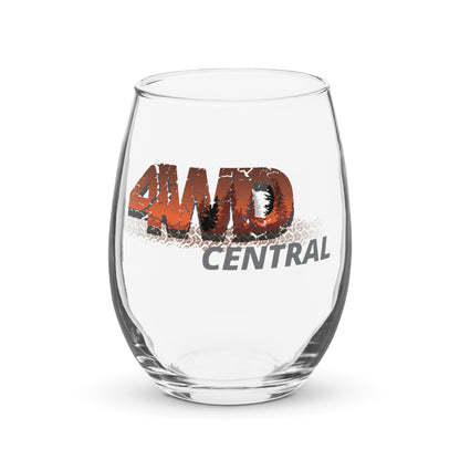 4WD Central Stemless wine glass Default Title