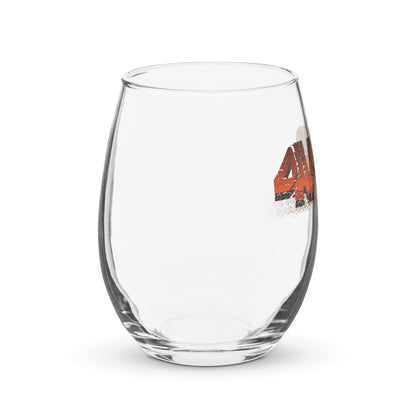 4WD Central Stemless wine glass