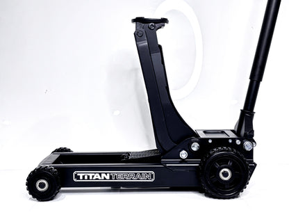 TitanTerrain 1.7 Tonne Low Profile Slim Floor Jack - Low Height Rugged Hydraulic Trolly Jack