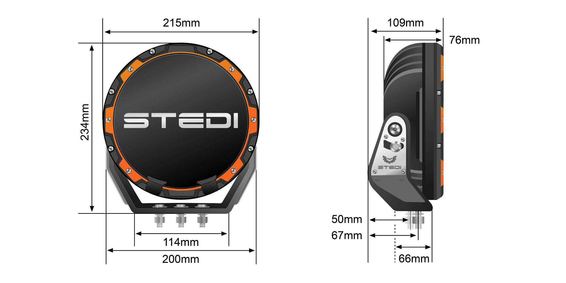 Type-X ™ PRO LED Driving Lights (Pair) - View 7