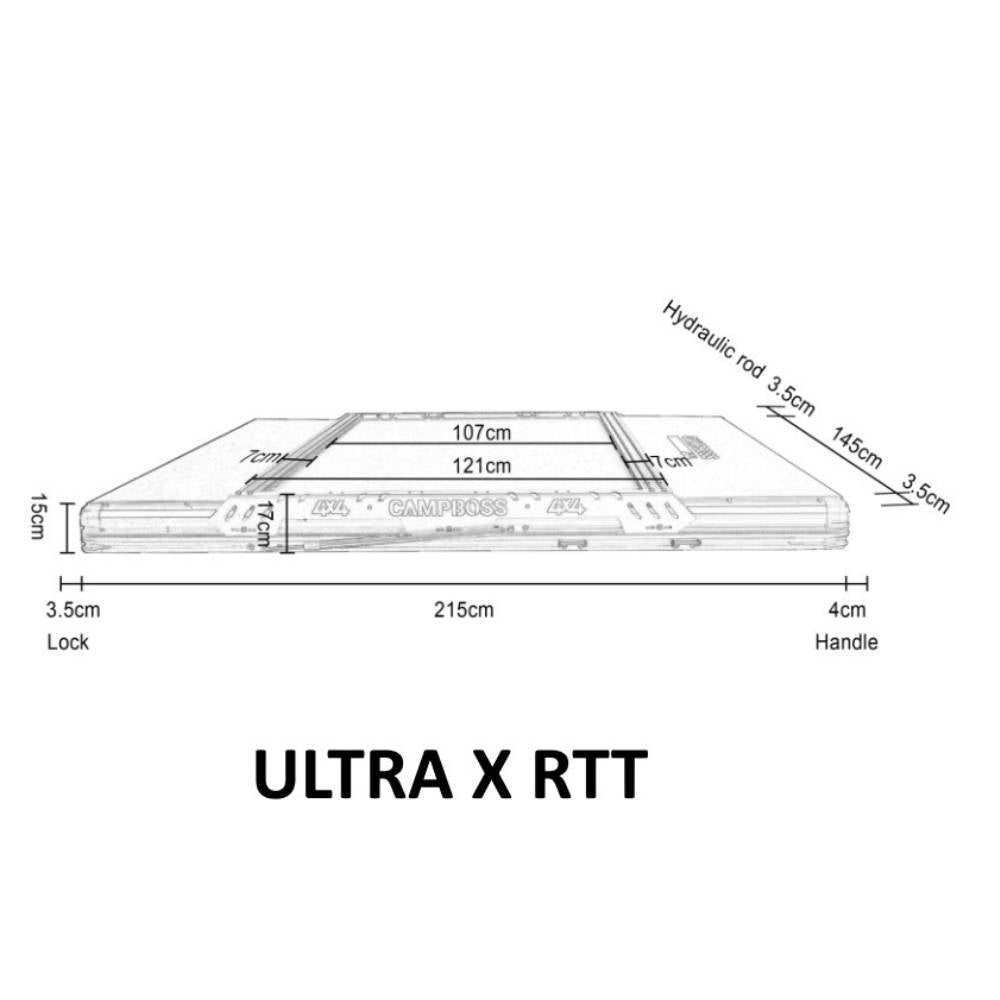 Campboss Ultra X 1.4 Rooftop Tent