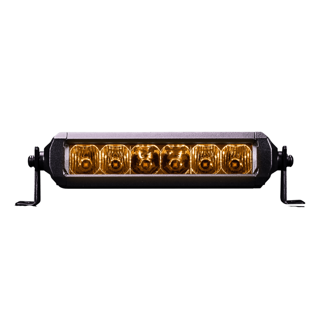 Viper 6 Inch Amber Single Row LED Light Bar