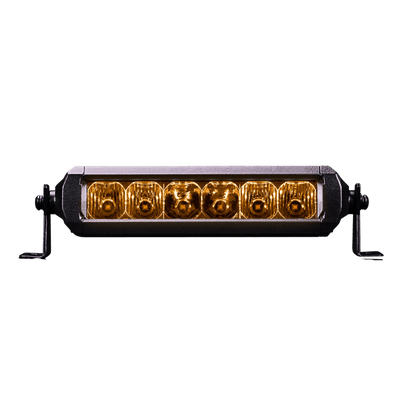 Viper 6 Inch Amber Single Row LED Light Bar