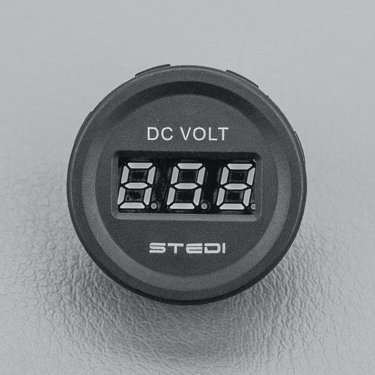Stedi - Single Battery 4x4 Volt Meter Gauge Monitor -