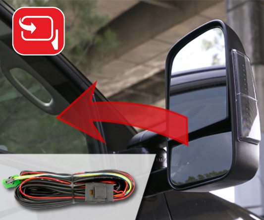 Clearview - Clearview Towing Mirrors Toyota LandCruiser 70 Series Power-Fold/Manual-Fold Installation Pack -