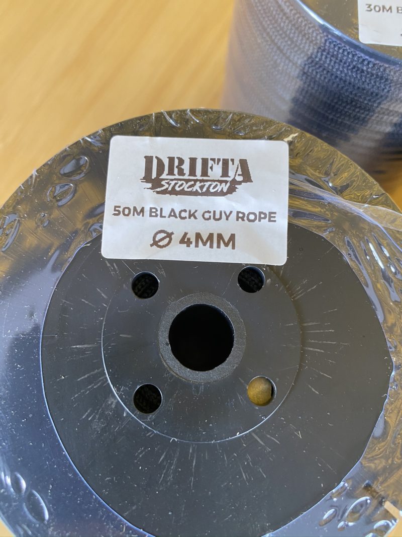 Drifta Stockton - Drifta Stockton Guy Rope - 4mm Black