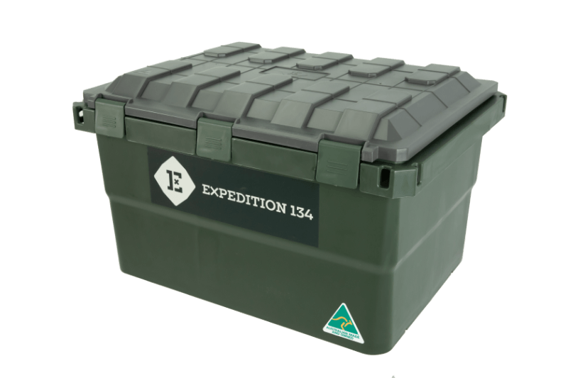 Expedition 134 - Expedition134 55L Storage Box - Military Green Charcoal
