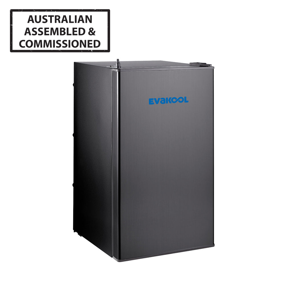 EVAKOOL - Platinum upright fridge/freezer australian comissioned - 110L BLACK