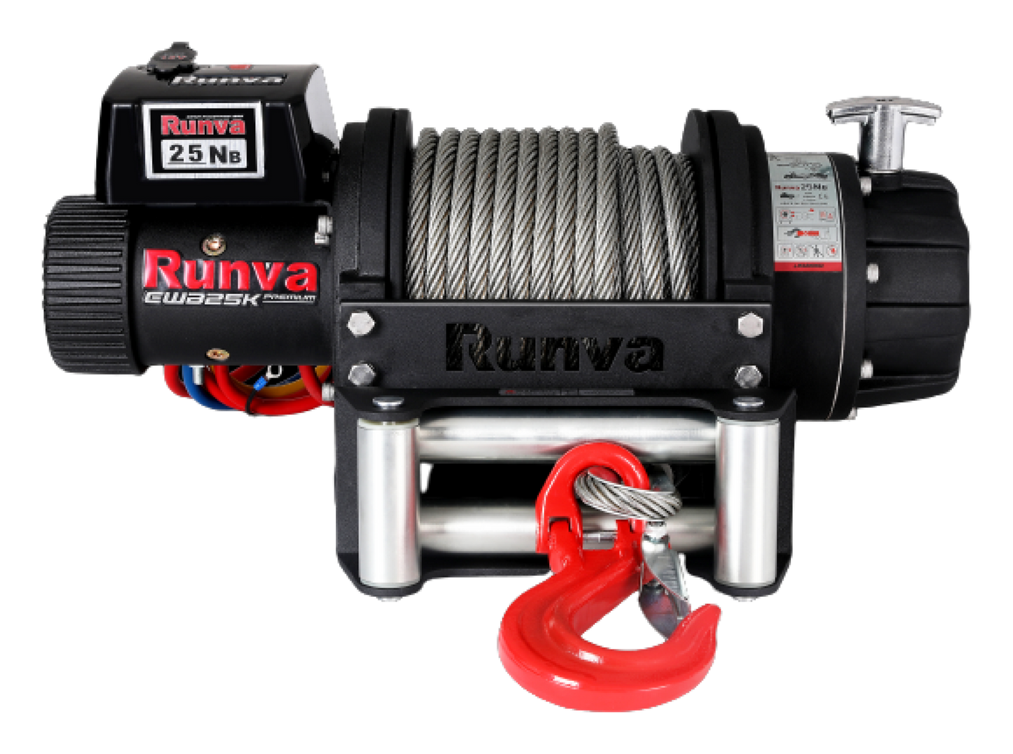 Runva Runva EWB25000 Premium Electric Winch Galvanised Steel Cable