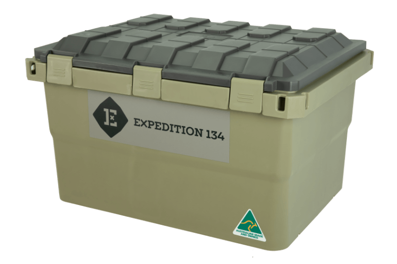 Expedition 134 - Expedition134 55L Storage Box - Khaki Charcoal