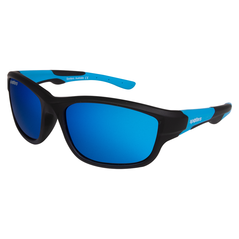 Spotters - Platypus Junior Sunglasses - Matt Black Blue