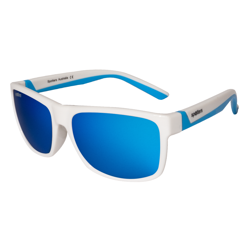 Spotters - Wallaby Junior Sunglasses - White Blue
