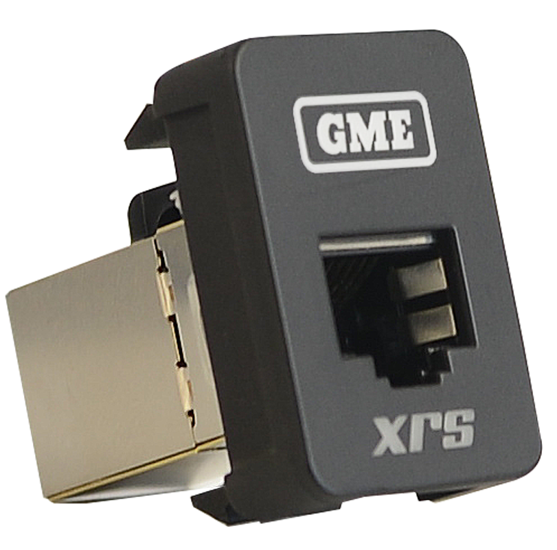 GME RJ45 Pass-Through Adaptor - Type 9 (White)