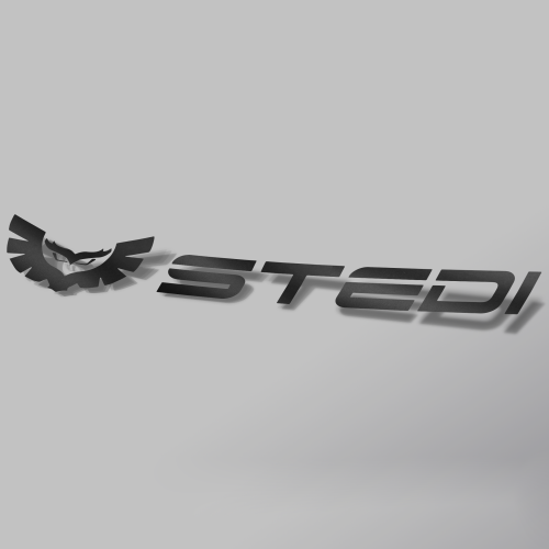 Stedi - STEDI Sticker - 270mm x 40mm (Satin Black)