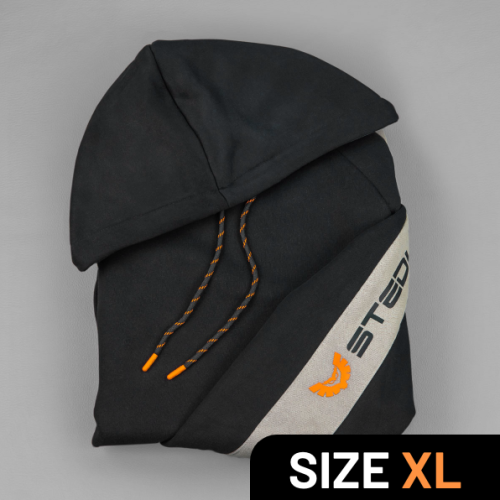 Stedi - STEDI Hoodie Sleeve Jumper - Black XL